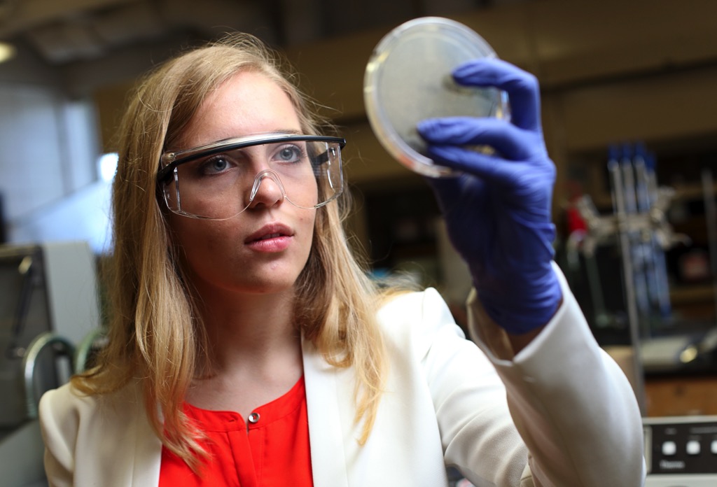 Female research student