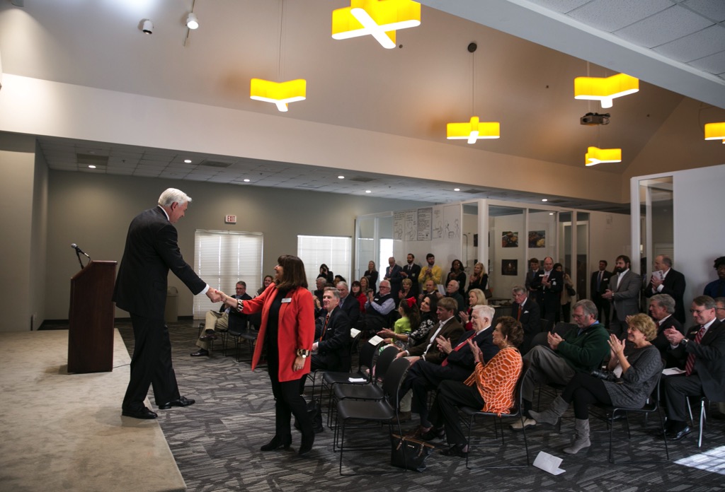 The Mercer Innovation Center/Smisson Complex was dedicated.