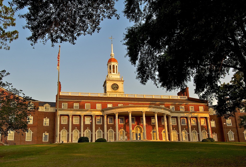 Sunrise on the Mercer Law School